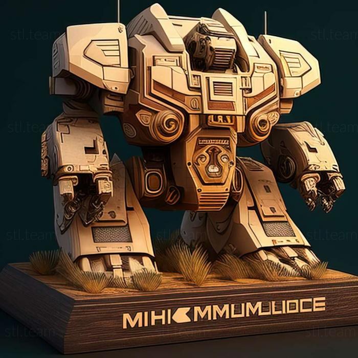 3D model MechWarrior Online game (STL)